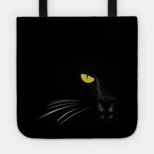 Black Cat Face Tote