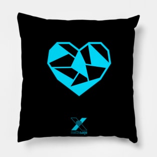 BICOLOR DIAMOND HEART by Metissage -1 Pillow