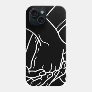 Hands Togetherness - inseparable friendship Phone Case