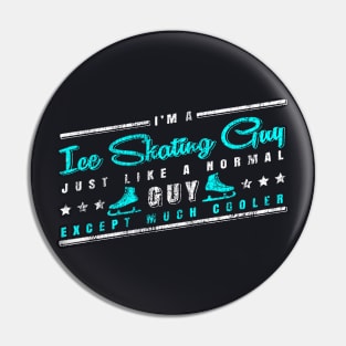 Ice skating guy Pin