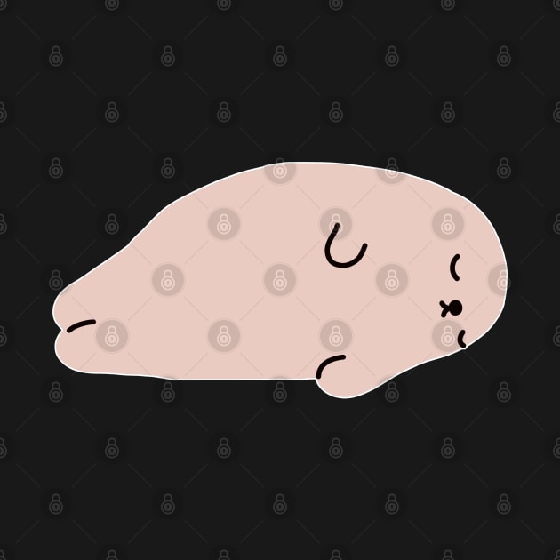 Cute Sleepy Seal by Comrade Jammy