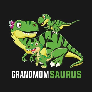 Grandmomsaurus Cute Grandmom Saurus Dinosaur Christmas T-Shirt