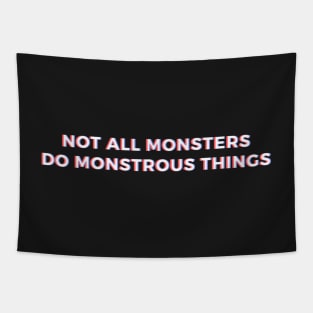 Not All Monsters - Teen Wolf Quote Tapestry