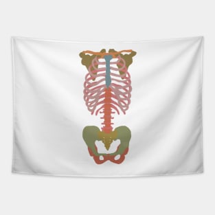 Pastel Skeleton Tapestry