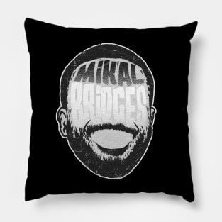 Mikal Bridges Brooklyn Player Silhouette Pillow