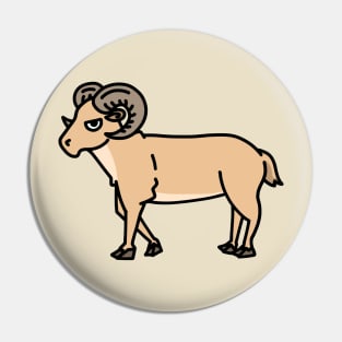 Cute ram animal staring you down Pin