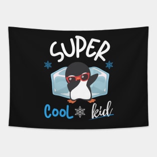 super cool kid penguin Tapestry