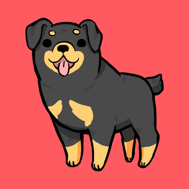 Cute Rottweiler by Dragon_doggo