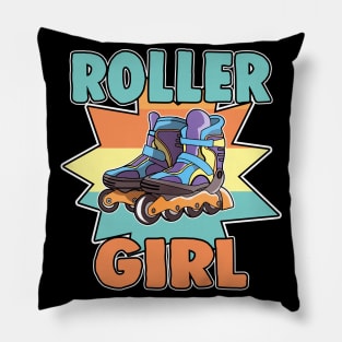 Roller Girl Inliner Rollerblades Inline Skates Pillow