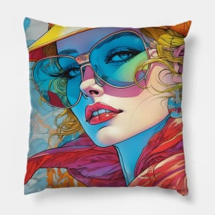 Chromatic Splendor - AI Pillow