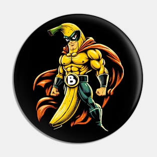 Banana Superhero Pin