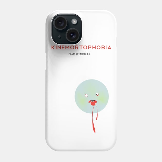 Fear of zombies Phone Case by Massive Phobia