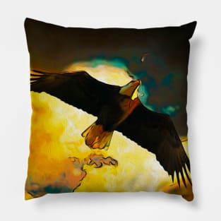 Eagle Storm - Bald Eagle Pillow