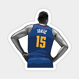 Nikola Jokic Vector Back Magnet