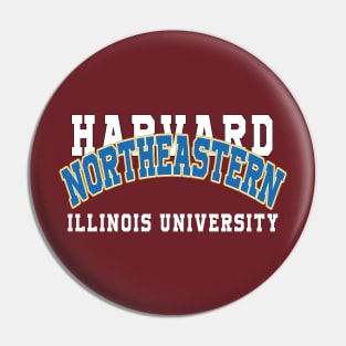 fake harvard Pin