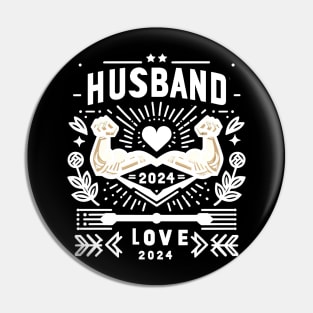 Husband Est. 2024 Pin