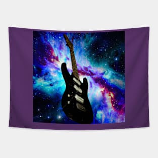 Electric Guitar in Space Tapestry