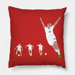 Alessia Russo Backheel Nutmeg Goal Celebration England Euros Pillow