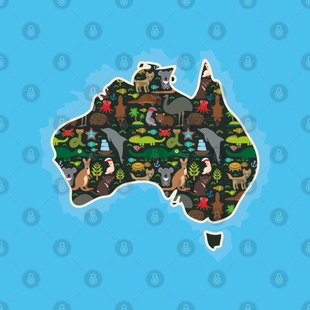 Map of Australia by EkaterinaP