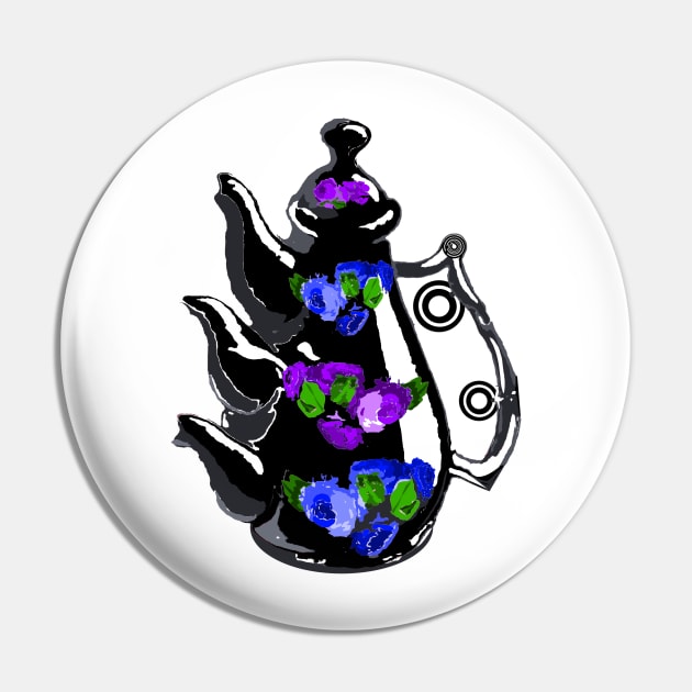 Topsy turvy teapot Pin by Orchid's Art