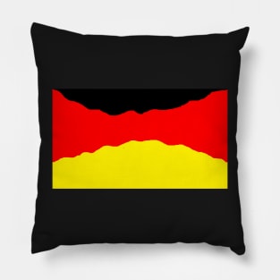 Curving German Flag Pillow