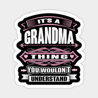 It's A Grandma Thing, You Wouldn't Understand Magnet