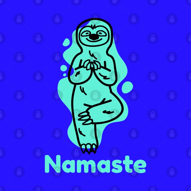 Sloth Namaste Yoga by Spirit Animals 21