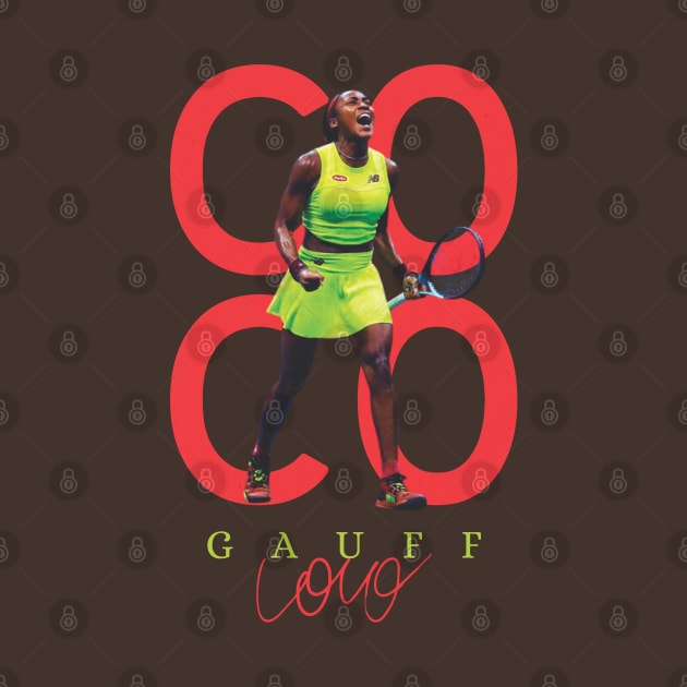 Coco Gauff Original Aesthetic Tribute 〶 by Terahertz'Cloth