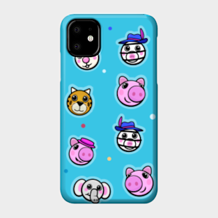Roblox Piggy Phone Cases Iphone And Android Teepublic - piggy's phone number roblox