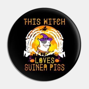 This Witch Loves Guinea Pigs Halloween (106) Pin