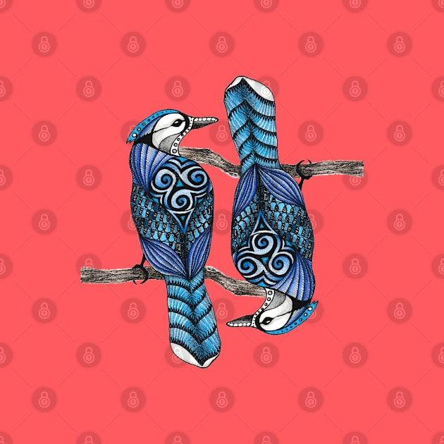 Blue Jay Spirit Animal Design by FreeSpiritMeg