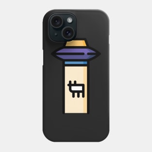 alien invation icon sticker Phone Case