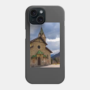 Church in Mione, North East Italy Phone Case