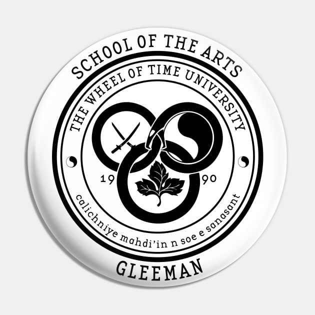 The Wheel of Time University - School of the Arts (Gleeman) Pin by Ta'veren Tavern