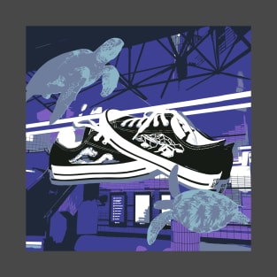 retro trainers design T-Shirt