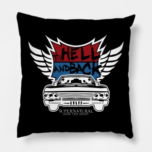 Supernatural To Hell And Back Pillow