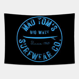 Mad Tom's Big Wave Surfwear Co Tapestry