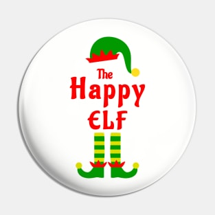 The Happy Elf Family Matching Christmas 2020 Gift  Pin