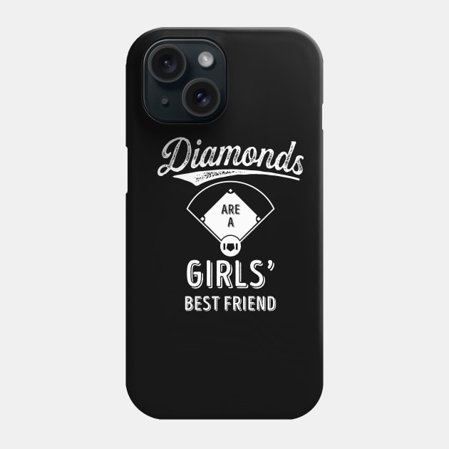 'Diamonds Are A Girls Best Friend' Awesome Sport Phone Case by ourwackyhome