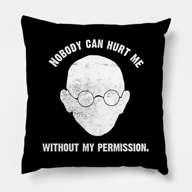 BLM - Nobody Can Hurt Me Pillow by karutees