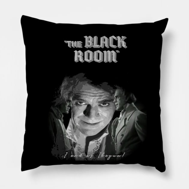 The Black Room - Boris Karloff. Pillow by OriginalDarkPoetry