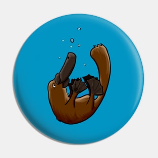 Playful Platypus Pin