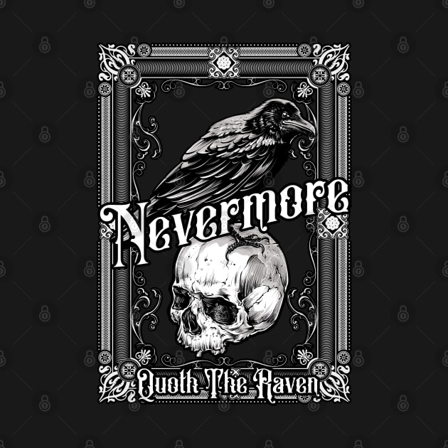 Edgar Allan Poe The Raven Nevermore Gift by grendelfly73