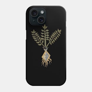 Human Roots Herbal Medieval Plant Lover Romantic Spiritual Art Phone Case