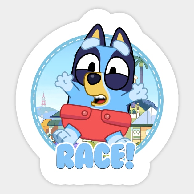 Bluey Chili Dancing Stickers -  Sweden