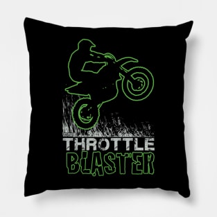 Dirtbike Throttle Blaster Pillow