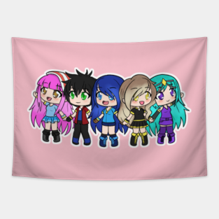 Itsfunneh Tapestries Teepublic - 1 kid roblox family itsfunneh