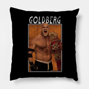 Vintage Wwe Goldberg Pillow