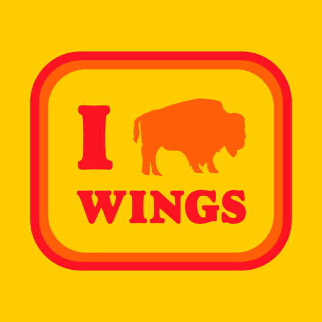 I Love Chicken Wings Buffalo Chicken Wings Chicken Wings by PodDesignShop