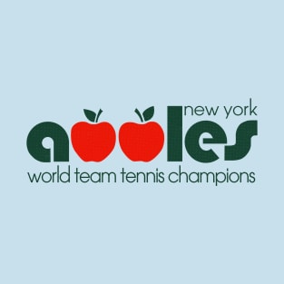 Defunct New York Apples WTT Tennis Champs 1977 T-Shirt